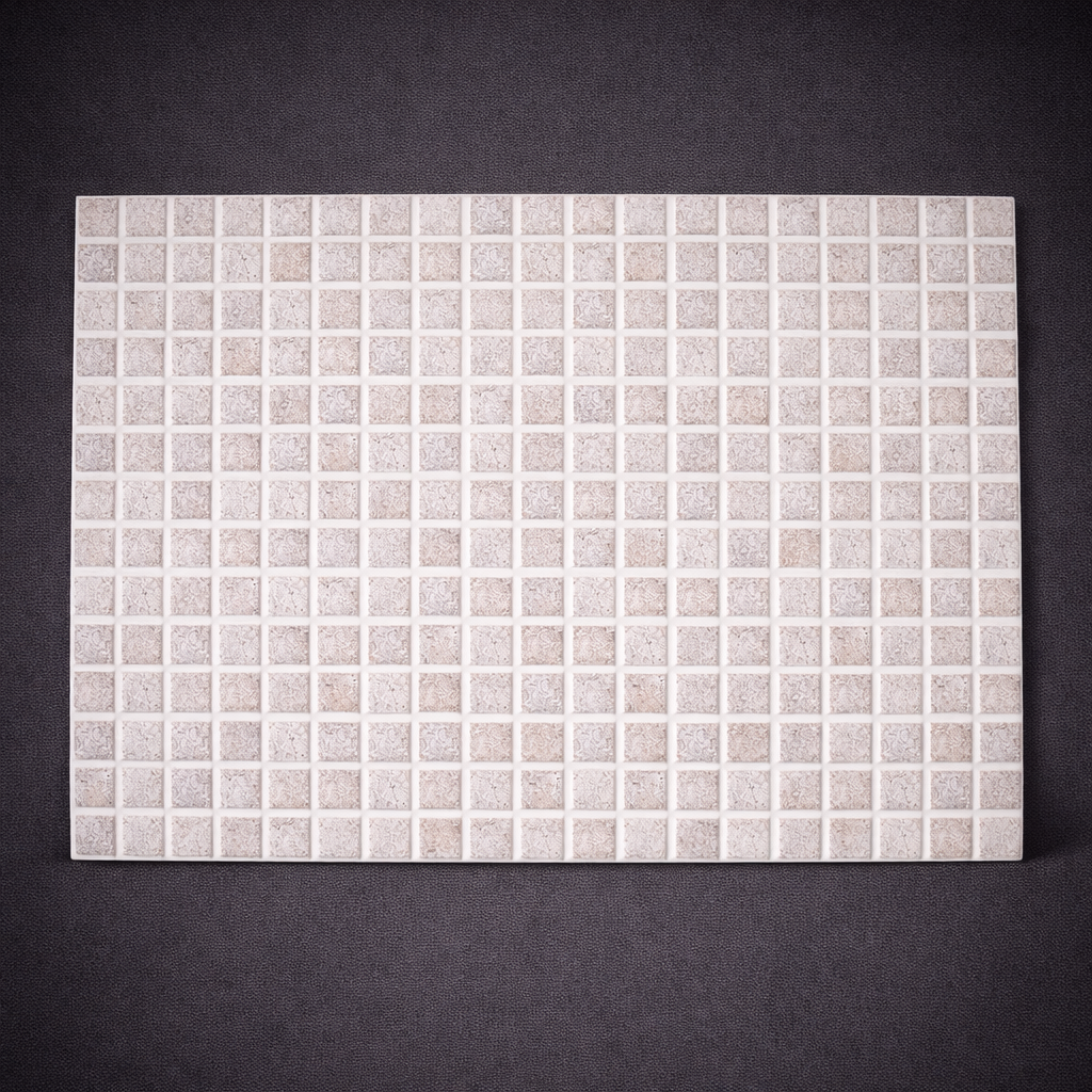 Mozaika ŚCIENNA Mozaiki Panel PCV Dekoracyjne Beżowy Kamień 48x96 cm - obrazek 3