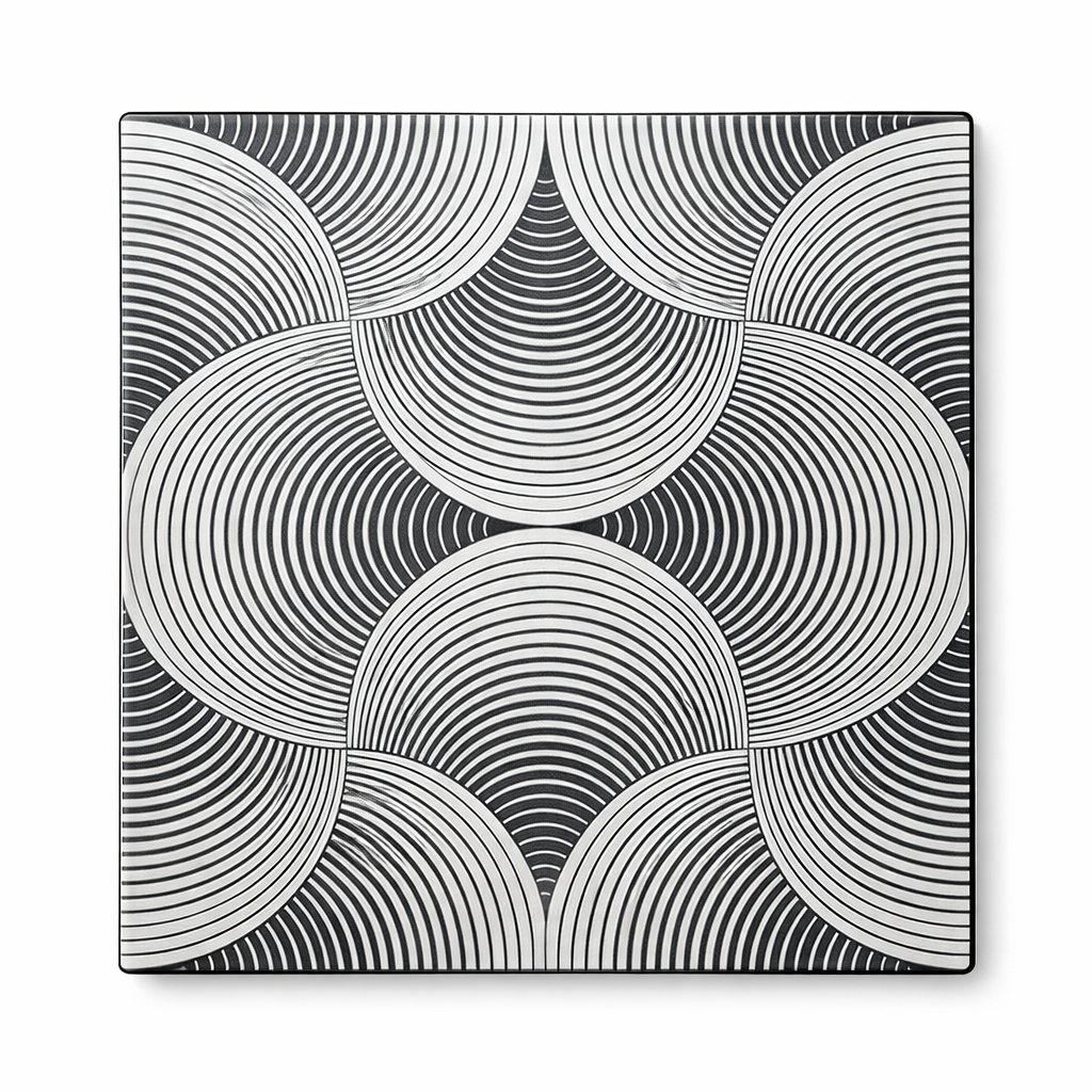 Kaseton Ścienny Sufitowy Czarny trójwymiarowy 3D Polistyren 50x50 cm - obrazek 4