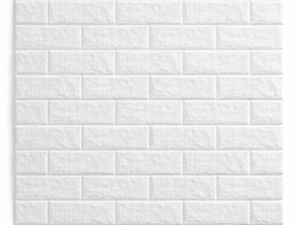 Panel Samoprzylepny 3D Biała Cegła Panele Dekoracyjne 70x77 cm